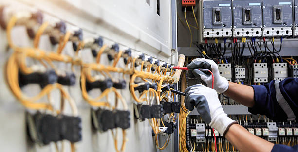 Professional Electrician technician working in Parkville, PA
